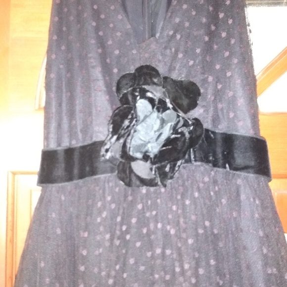 Vintage 1950' Lillie Rubin black lace ball gown - Picture 5 of 6